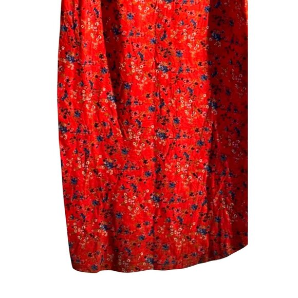 Lola Grace Red Floral Maxi Dress Sleeveless Small - Picture 5 of 11
